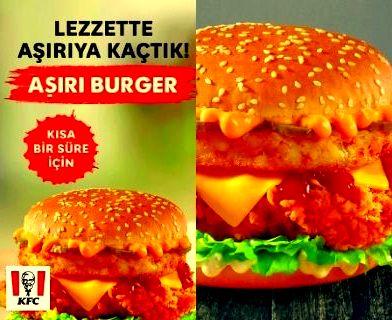 KFC’den “Aşırı Burger”